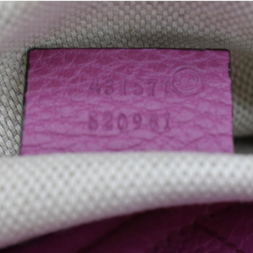 Gucci  Soho Leather Backpack Pink 431570 - Picture 11 of 11